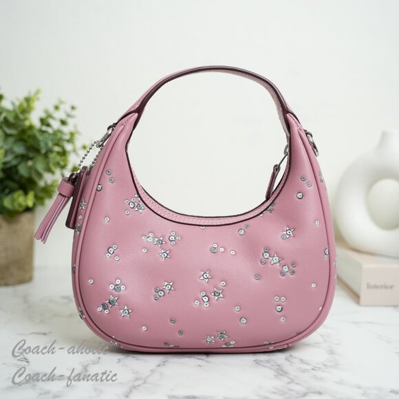 NWT Coach CCE63 Carmen Mini Crossbody Bag With Star Print - Picture 6 of 10